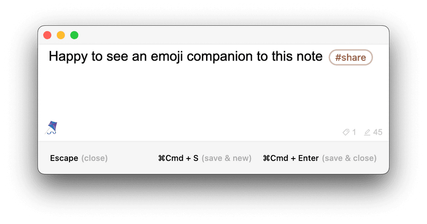 Emoji companion